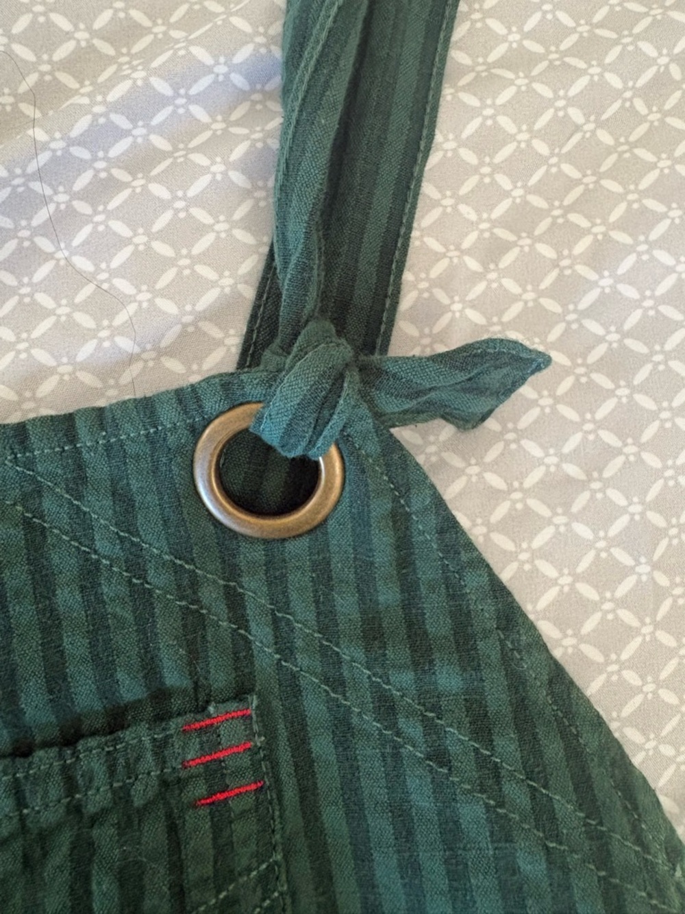 XS BDG Urban Outfitters Green Sadie Linen Blend Dungarees Playsuit Romper - Picture 15 of 16